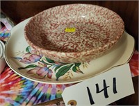 Spatterware, Plate