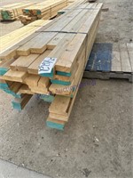 2X4 LUMBER 8'8" LONG(21 COUNT), 2X6 LUMBER 7'9"L