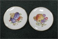 Lot of 2 Schumann Apzberg Germany Fruit Plates