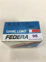 Federal 12 Gauge Game Load--25 Shotshells