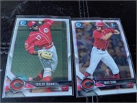 TAYLOR TRAMMELL & MIKE SIANI bowman chrome rc lot