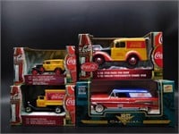 COCA-COLA DIE CAST COLLECTIBLE CARS LOT OF 4