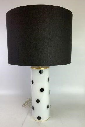Arriba 79+ imagen kate spade black and white polka dot lamp