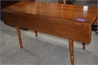 Vintage Drop Side Solid Maple Dining Table