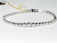 18k Gold Diamond Tennis Bracelet