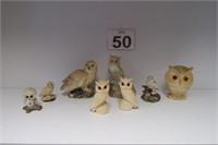 Snow Owl Collection w/ Vintage Pair