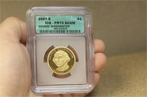 ICG Graded 2007-S George Washington $1.00 Coin