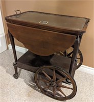 Vintage CFM Drop Leaf Tea Trolley Cart