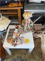 VTG hand puppets and doll