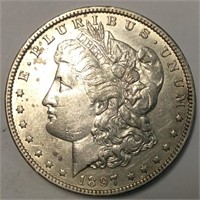 1897-O $1 CHXF+-AU