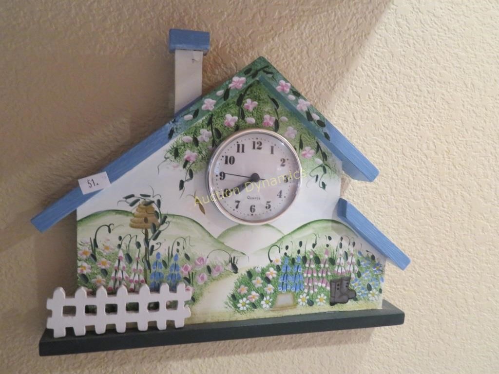 Handpainted Wall Clock