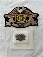 Harley Davidson Patch and Pin