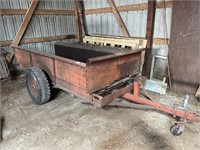 Old Manure Spreader Wagon - Log Wagon Now