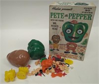 Vintage Pete the Pepper & Mr Potato Head Set