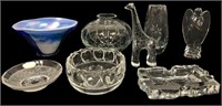 Crystal & Art Glass Vases, Statues, Figurines
