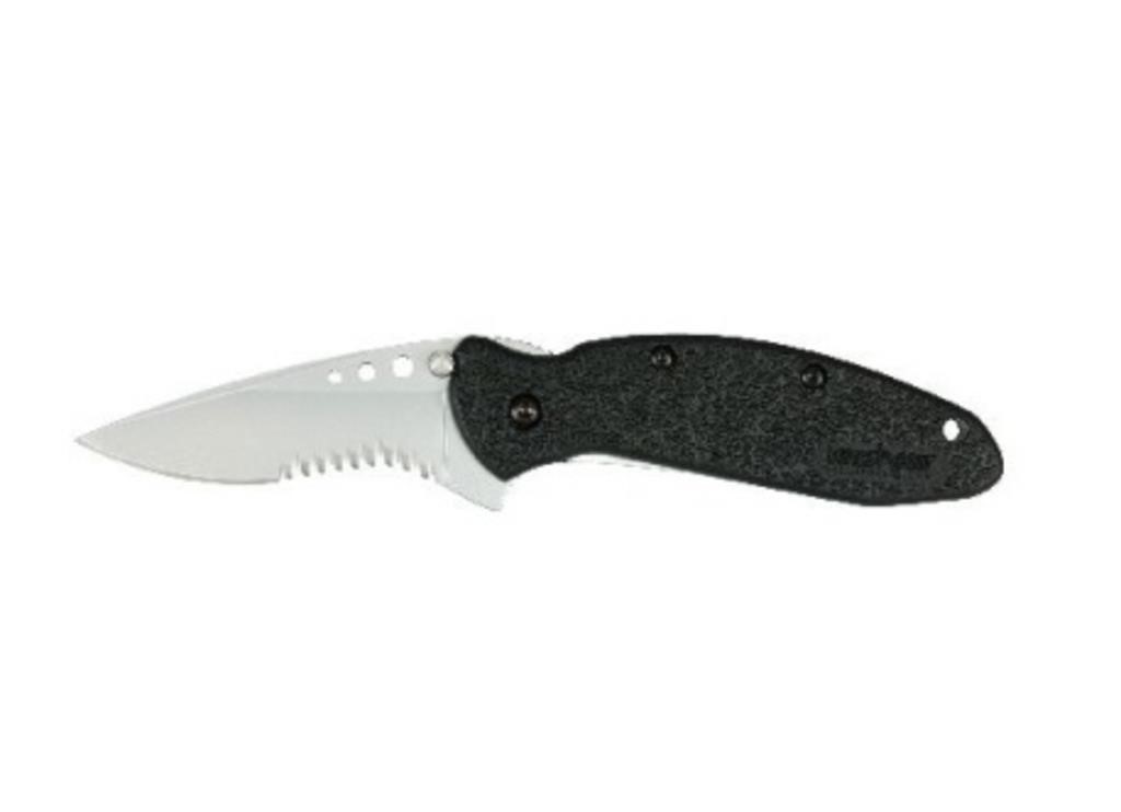 Kershaw Bead Blast Serrated Scallion