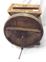 Antique Manual Barrel Style Butter Churn