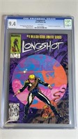 CGC 9.4 Longshot #1 1985 Key Marvel Comic Book