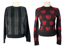 2 Vintage Saint Laurent Paris Sweaters