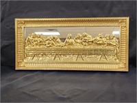 VINTAGE HOME INTERIORS LAST SUPPER MIRRORED 3-D ..