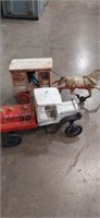Reproduction cast iron philips 66 truck and fresh