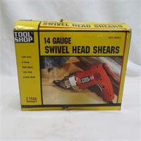Tool Shop Swivel Head Electric Shears 14 Gage