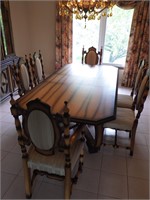 Stunning Antique Dining Table & Chairs