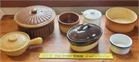 Box small stoneware bowls & casseroles