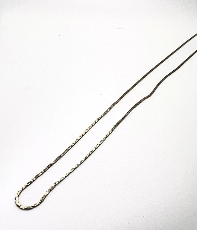 14K Gold Necklace Made in Italy