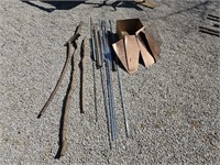 Copper- Scrap- Walking Sticks