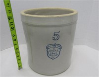 Old VHL Pottery 5 Gallon Crock Pot