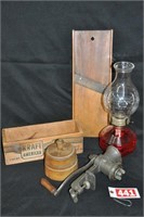 Oil lamp and primitives