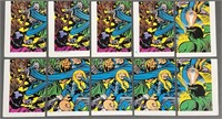 10pc 1975 Topps Marvel Comic Book Heroes Cards