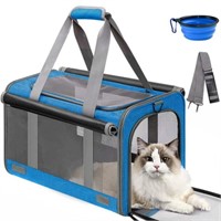 L  Large Cat Carrier  Soft-Sided  TSA Approved  fo