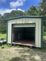 12X24 ALL STEEL BUILDING W GARAGE DOOR-OFFSITE