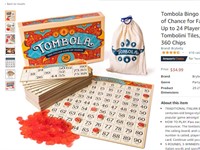 Tombola Bingo Board Game