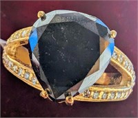 $4200 10K  3.64G Black Diamond Enhanced 5.7Ct Diam