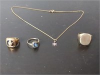 Lot of Gold Jewelry Pieces