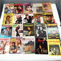 Assorted Vintage Music Mags Rip Creem Soul Illus