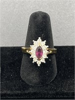 14k TOC gold ring w/ gemstone