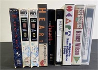 Heart VHS Tapes (9)