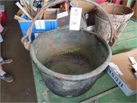 Copper pot w/handle