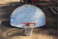 Fiberglass basketball hoop