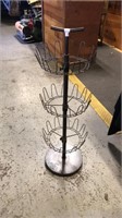 Metal swivel rack