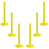 Yellow Stanchion 2.5" link x 40" Pack of 6