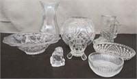 Box Glass Decor-Vase, Bowls, Candle Holder, Misc
