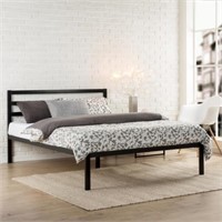 Modern Studio Black Queen Platform Bed