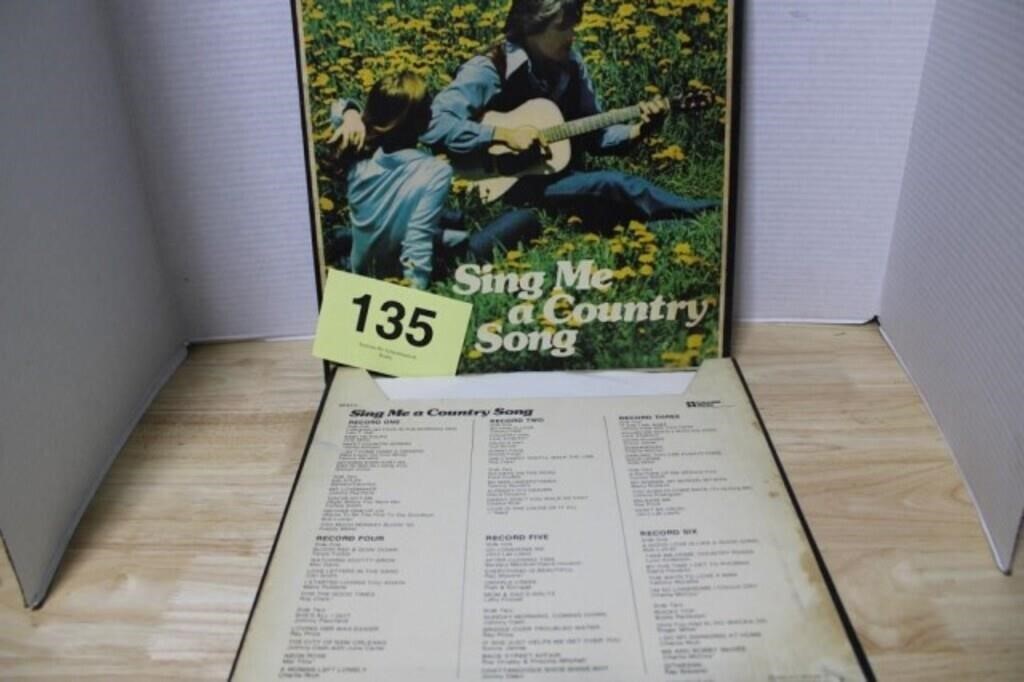 SING ME A COUNTRY SONG 6 RECORD SET