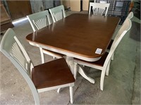 6 Chair Adjustable Dining Table