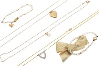 GROUP OF GOLD JEWELLERY, 5g